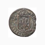 SPAGNA Felipe IV (1621-1665) 8 Maravedis 1625 Segovia (resello) – AE (g 5,31)