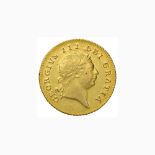 INGHILTERRA Giorgio III (1760-1820) Mezza ghinea 1810 – S. 3737 AU (g 4,20) Bel metallo brillante