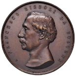 BOLOGNA Medaglia 1865 a Francesco Rizzoli - Opus: Pieroni – AE (g 93,80 – Ø 55 mm) Colpetto al