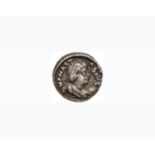 OSTROGOTI Ostrogoti in Italia, Monetazione a nome di Anastasio - Mezza siliqua (Roma) – Busto
