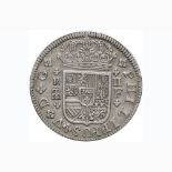 SPAGNA Felipe V (1700-1746) 2 Reales 1723 Segovia F – Cal. 1404 AG (g 6,11)