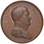 MEDAGLIE NAPOLEONICHE Medaglia 1815 Resa di Napoleone – Opus: Webb, Brenet, Mudie – AE (g 35,81