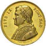 Pio IX (1846-1878) Medaglia 1846 All’eroica Milano – Opus: Broggi – Bart. II-20 AE dorato (g