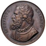 Serie degli uomini illustri – Ludovico Ariosto – Medaglia – Opus: Cerbara - AE (g 45,42 –