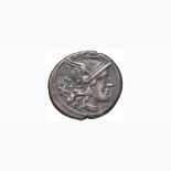 Maiania – C. Maianius - Denario (153 a.C.) Testa di Roma a d. – R/ La Vittoria su biga a d. –
