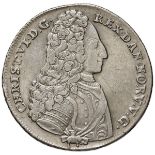DANIMARCA Cristiano VI (1730-1746) Krone (4 Mark) 1731 – Dav. 1294 AG (g 22,00) Graffi al D/
