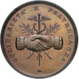 FORLÌ Medaglia 1874 1° congresso italiano dei medici – AE (g 40,27 – Ø 44 mm)