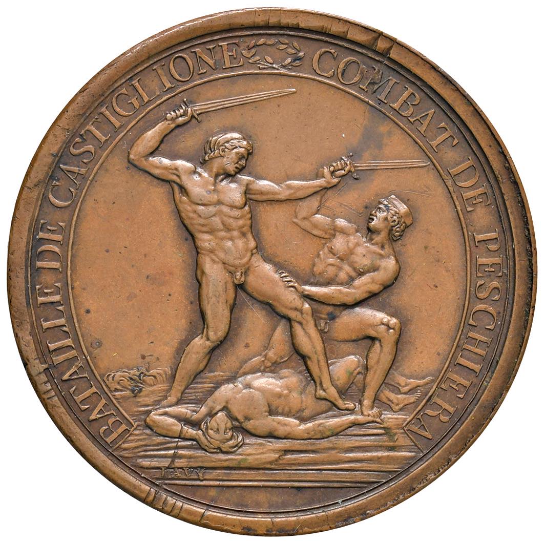 MEDAGLIE NAPOLEONICHE Medaglia 1797 BATAILLE DE CASTIGLIONE, COMBAT DE PESCHIERA – Opus: Lavy –