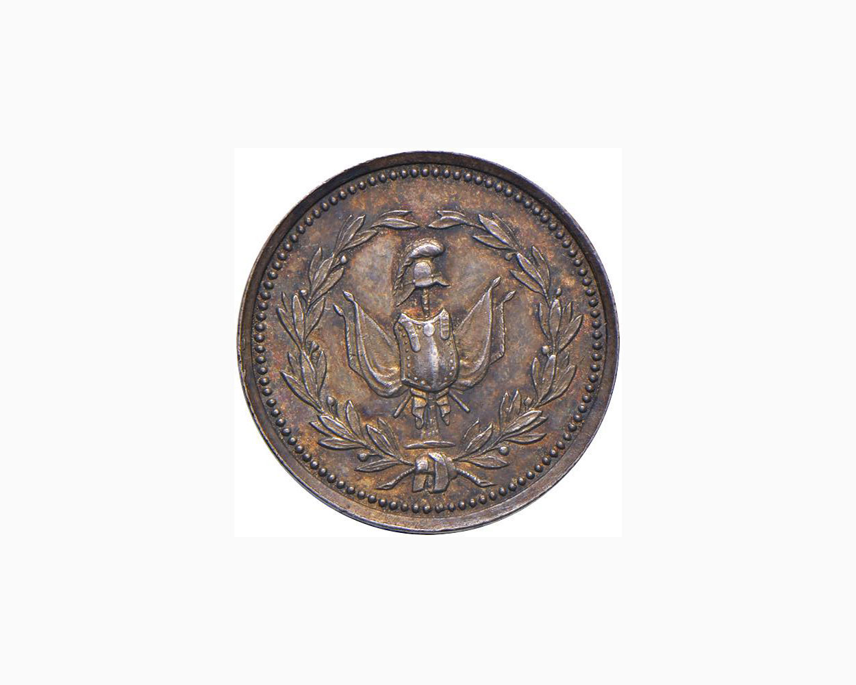 MEDAGLIE NAPOLEONICHE Medaglia 1815 Battaglia di Tolentino - D&rsquo;Auria 103 AG (g 1,99