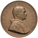 Pio XI (1922-1939) Medaglia A. XI La nuova Pinacoteca vaticana – Opus: Mistruzzi – Bart. 932 AE