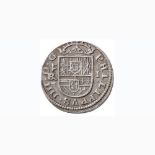 SPAGNA Felipe IV (1621-1665) Real 1652 Segovia BR-I – Cal. 1084 AG (g 3,86)