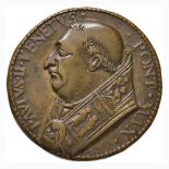 Paolo II (1464-1471) Medaglia – AE (g 36,66 – Ø 38 mm) RR Interventi al bulino