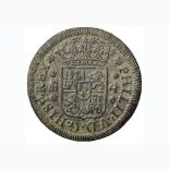 SPAGNA Felipe V (1700-1746) 4 Maravedis 1741 Segovia – Cal. 1990 AE (g 6,30)