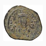 BISANZIO Maurizio Tiberio (578-582) Follis A. Y (Antiochia) Busto coronato di fronte – R/ Valore