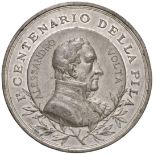 COMO Medaglia 1899 Alessandro Volta. Esposizione elettricità industria serica – MA (g 35,78 –