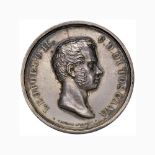 FIRENZE Leopoldo II (1824-1859) Medaglia 1836 Ponte sospesi in Toscana – Opus: Fabris – AG (g