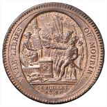 FRANCIA Medaglia 1792 MEDAILLE DE CONFIANCE DE CINQ-SOLS – Opus: Dupre – AE (g 27,39 – 40 mm)