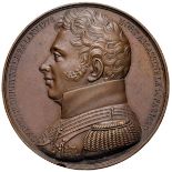 FRANCIA Luigi XVIII (1814-1824) Medaglia 1820 A Carlo Ferdinando di Borbone, duc de Berry