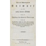 Occulta - Alchemie - - Eckartshausen, Karl von. Entwurf zu einer ganz neuen Chimie durch die