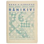 Avantgarde - Estland - - Visnapuu, Henrik. Ränikivi. Tartu, Looduse, 1925. 78 S. 18,5 x 13 cm.