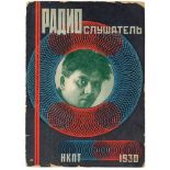 Avantgarde - Russland - - Rodchenko, Aleksandr M. Radio-Slushatel'. (Der Radiohörer). Heft 10-