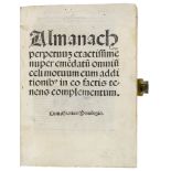 Astronomie - - Zacutus (oder Zacuto), Abraham ben Samuel. Almanach perpetuu(m) exactissime nuper