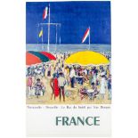 Plakate - Werbung - - Dongen, Kees van. Normandie: Deauville - Le Bar du Soleil par Van Dongen.