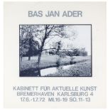 Ader, Bas Jan. Broken Fall (Organic). Plakat zur Ausstellung im Kabinett für Aktuelle Kunst in