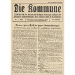 Sozialismus - Kommunismus - - Die Kommune. Zeitschrift für kommunistische Kommunalpolitik.