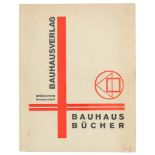 Bauhaus - - Bauhausverlag - Bauhausbücher. Vorankündigung der Bauhausbücher. Vierseitiger Prospekt