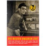 Plakate - Geschichte - - Sammlung von 7 Plakaten des FDGB. Offsetdruck. Berlin, ca. 1950-1959. Von