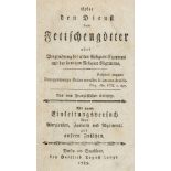 Occulta - - Brosses, Charles de. Ueber den Dienst der Fetischengötter oder Vergleichung der alten