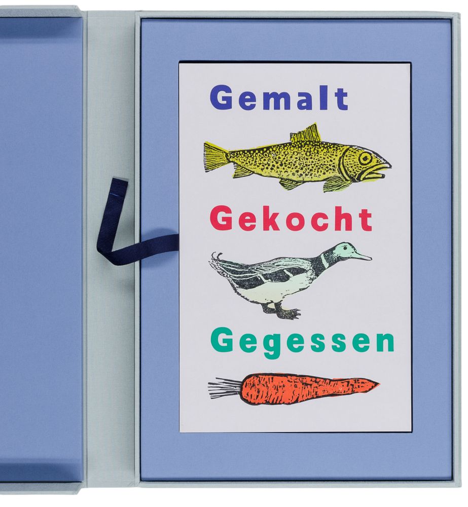 Quetsche-Verlag - - Thiem, Klaus und Heiner Egge. Gemalt. Gekocht. Gegessen. Mit 1 signierten