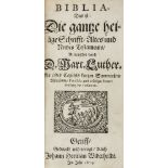 Biblia germanica - - Biblia, Das ist: Die gantze heilige Schrifft, Altes und Newes Testaments,