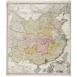 Asien - China - - Hase, Johann Matthias. Regni Sinae vel Sinae Propriae, Mappa et Descriptio