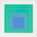 Albers, Josef. White Line Squares. A Series of Eight Lithographies. Werbemappe mit 8 Farboffset-