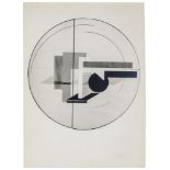 Avantgarde - Russland - - Lissitzky, El. Runder Proun. Original-Photographie. Vintage.