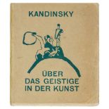 Kandinsky, Wassily. Über das Geistige in der Kunst insbesondere in der Malerei. Mit 8 Tafeln und