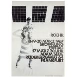 Roehr, Peter. Sammlung von 3 seltenen Katalogen und 1 Plakat. 1965-1970.Vorhanden: I. Montagen. Vol.