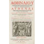 Athenaios von Naukratis. Athenaiou Deipnosophiston biblia pentekaideka. Athenaei Deipnosophistarum