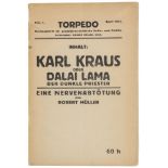Expressionismus - - Müller, Robert. Karl Kraus oder Dalai Lama, der dunkle Priester. Eine