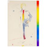 Dine, Jim. Dorian Gray with Rainbow Scarf. Das erste Blatt aus der Folge "The picture of Dorian