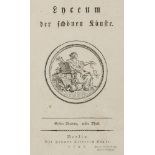 Zeitschriften - - Reichardt, Johann Friedrich (Hg). Lyceum der schönen Künste. Ersten Bandes, erster