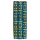Gutzkow, Karl. Fritz Ellrodt. Roman. 3 Bände. Jena, Costenoble, 1872. 18,5 x 11,5 cm.