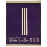 Avantgarde - Russland - - Sovetskoe foto. (Das sowjetische Photo). Hefte 1-1929 und 7-1935.