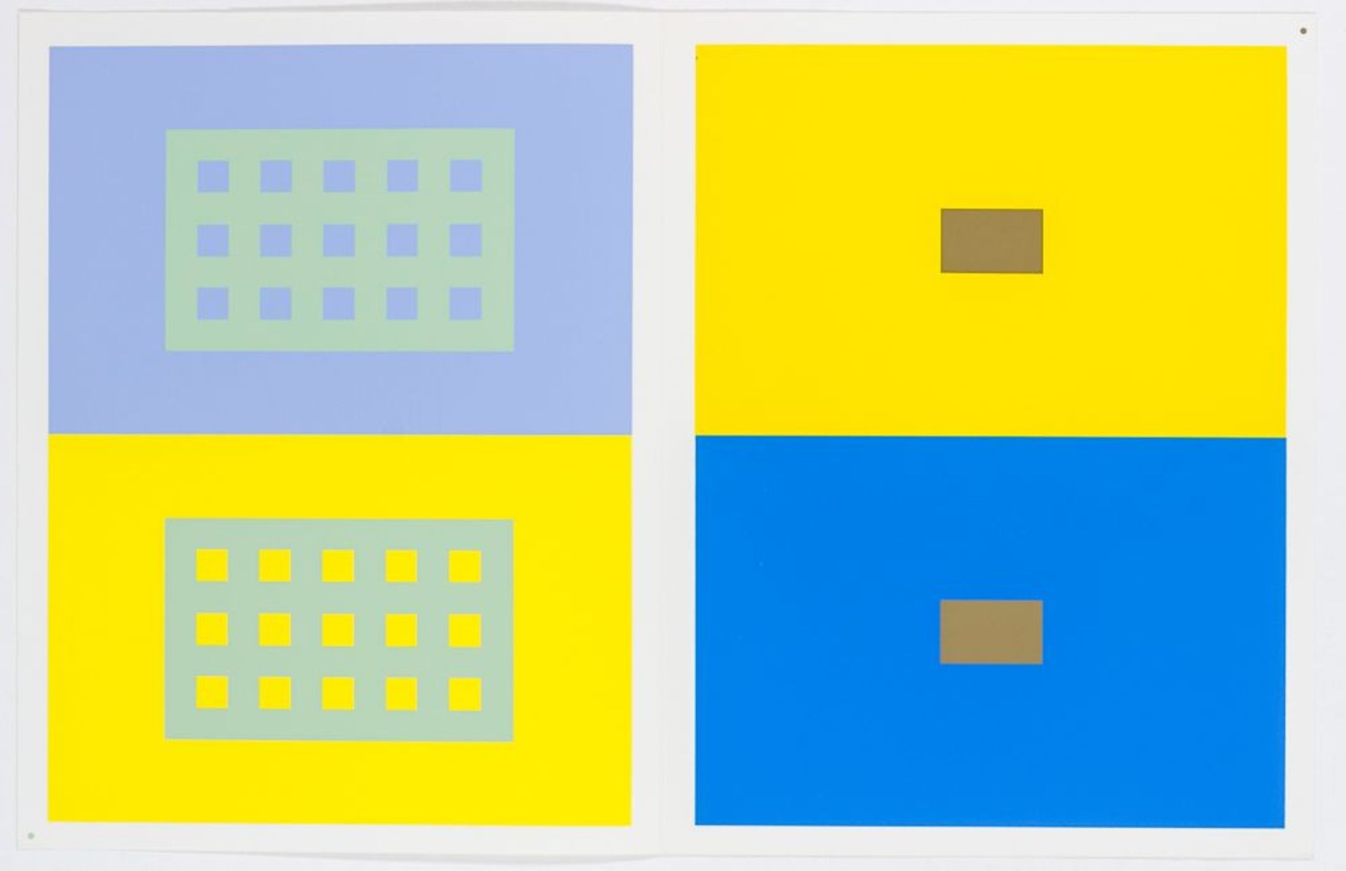 Bauhaus - - Albers, Josef. Interaction of Color (Die Wechselbeziehung der Farbe). Text- und - Image 2 of 6