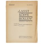 Weimarer Republik - - Gumbel, Emil Julius. "Lasst Köpfe rollen". Faschistische Morde 1924-1931.