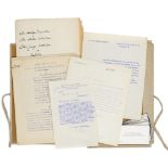 Architektur - - Gutkind, Erwin Anton. Sammlung von Aufsätzen mit 2 Manuskripten und 5 Typoskripten