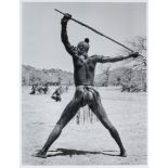 Rodger, George. Kämpfer der Kao-Nyaro (Nuba, Kordofan, Südsudan, 1949). Original-Photographie.