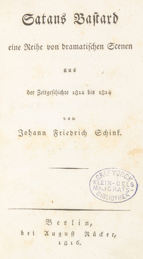 Schink, Johann Friedrich. Satans